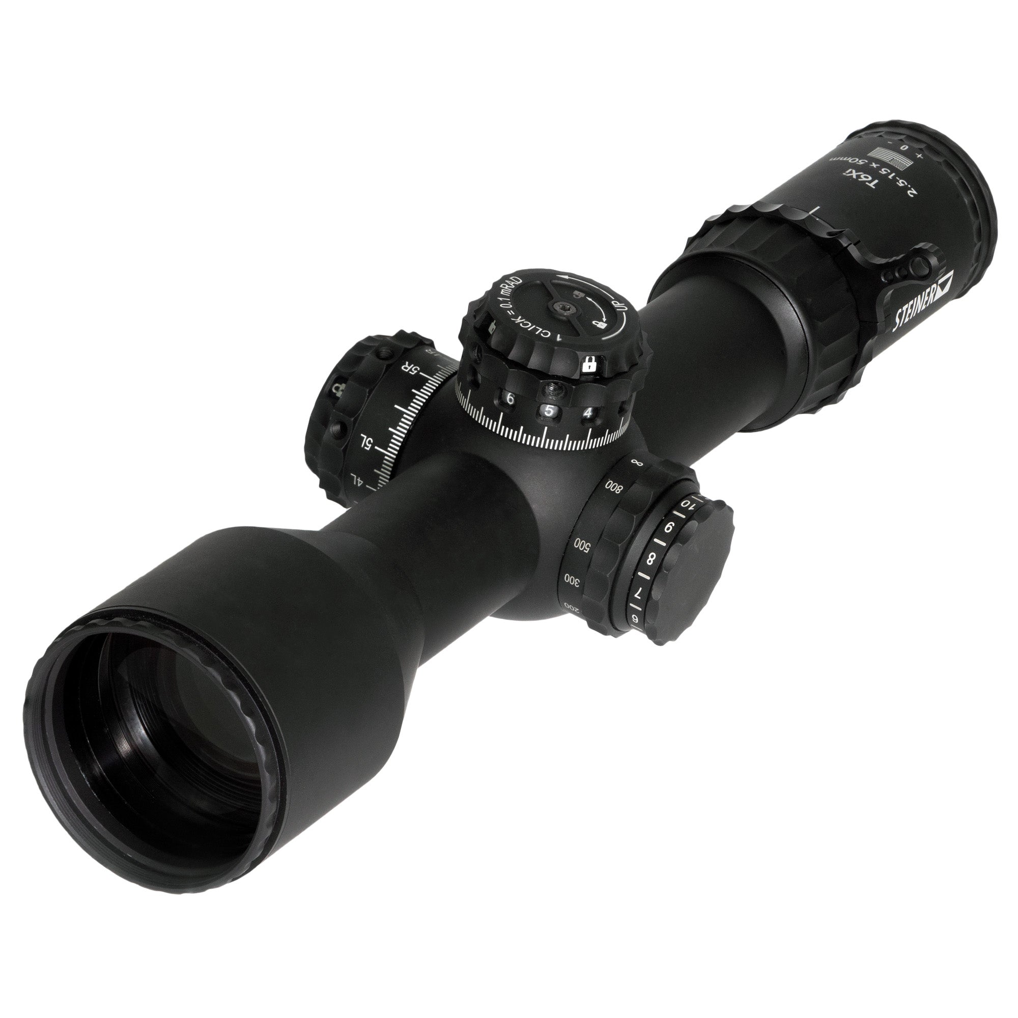 Steiner T6Xi 2.5-15x50mm SCR Rifle Scope with Locking Turrets