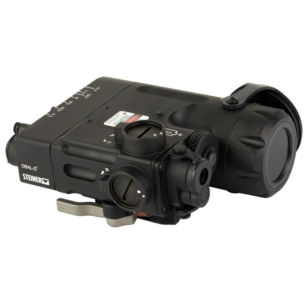 Steiner DBAL-D2 LED IR Aiming Device with Weaponlight and Laser, Black