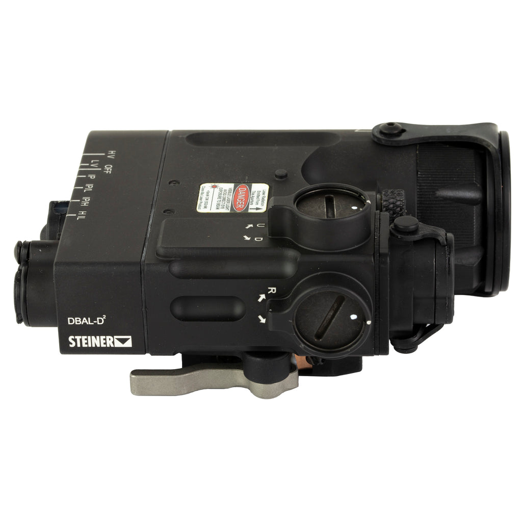 Steiner DBAL-D2 LED IR Aiming Device with Weaponlight and Laser, Black
