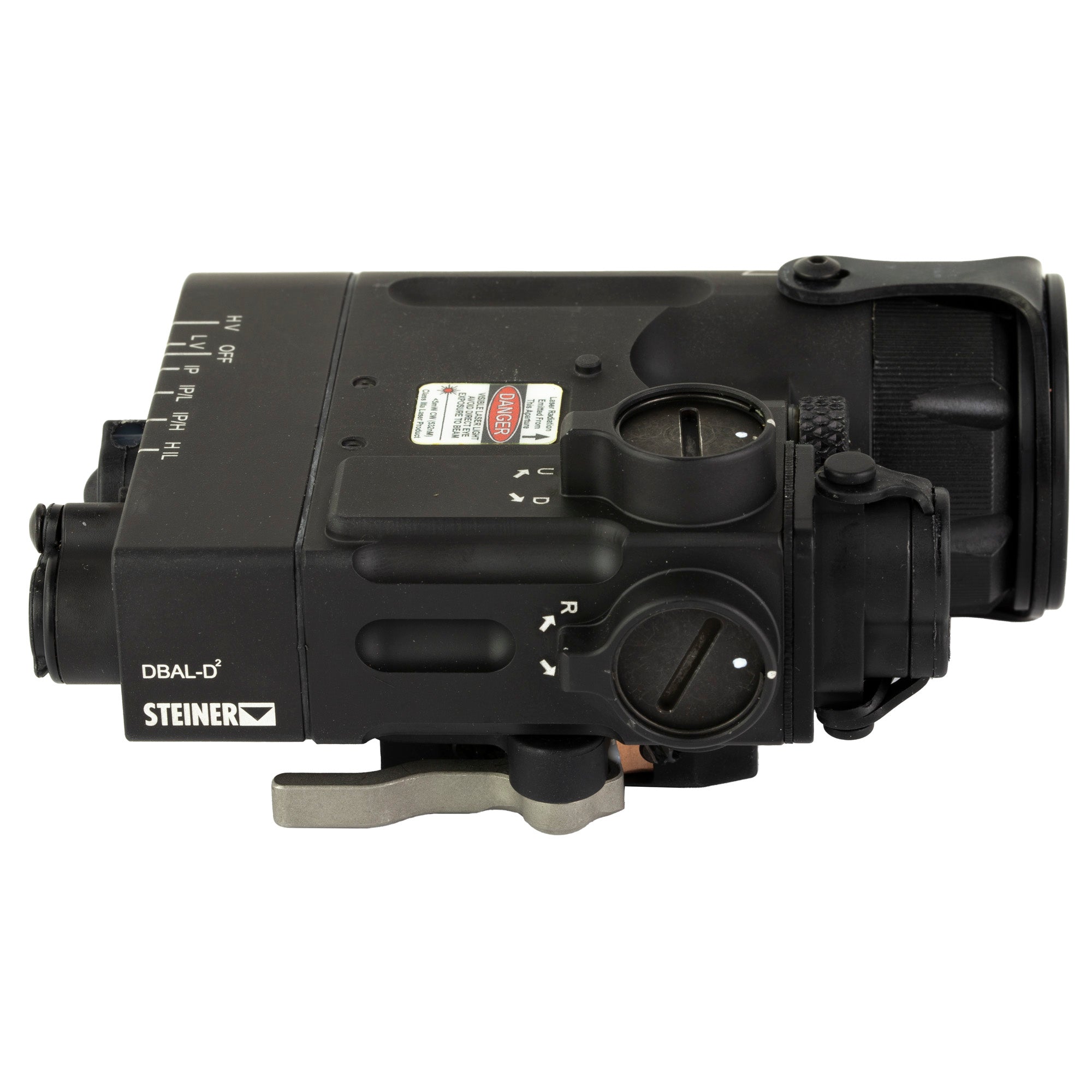 Steiner DBAL-D2 LED IR Aiming Device with Weaponlight and Laser, Black