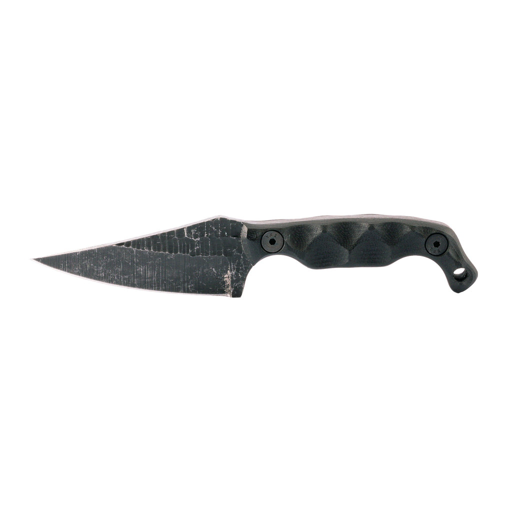 Stroup Knives Mini 1 Fixed Blade Knife with 1095 Carbon Steel – Compact and Durable for Outdoor Use