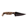 Stroup Knives Mini Mod 1 Fixed Blade Knife with Camo Handle and Acid Wash Finish