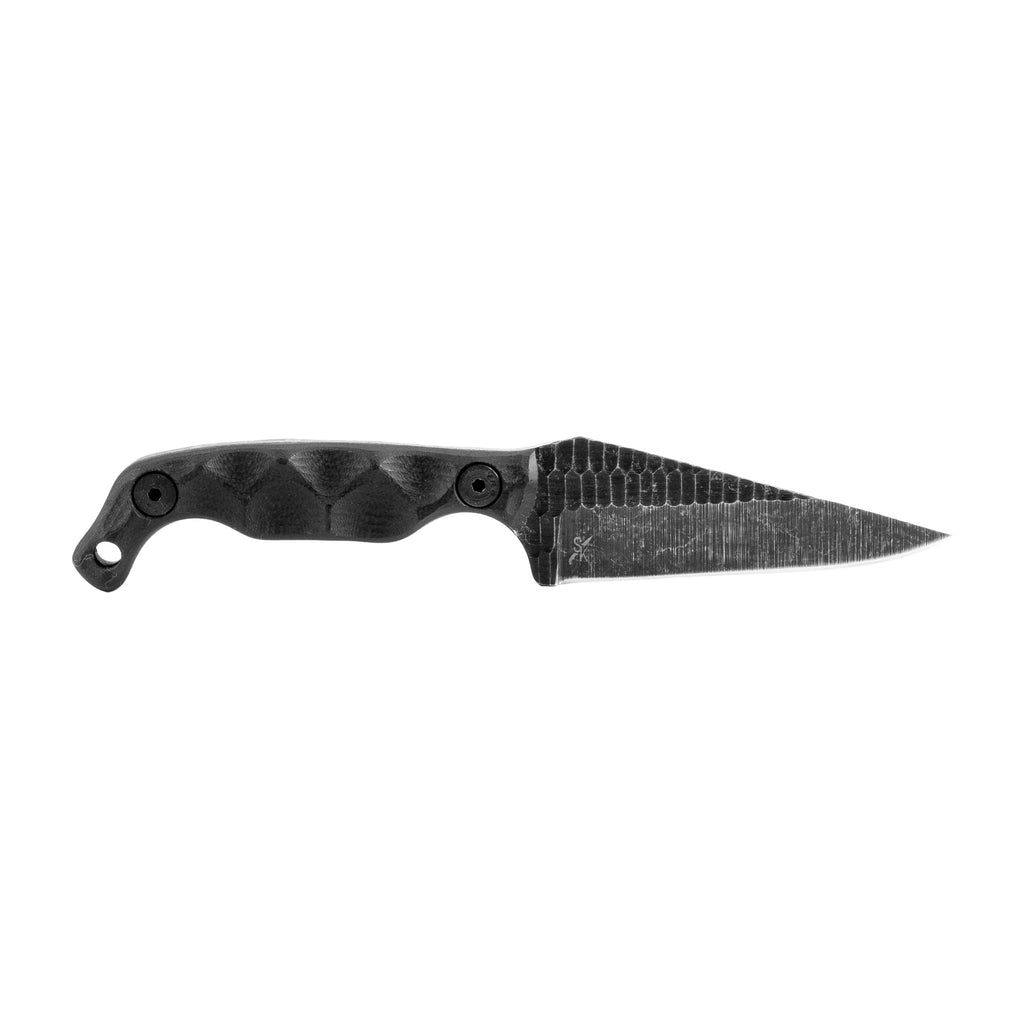 Stroup Knives Mini Fixed Blade Knife with 1095 Carbon Steel Blade