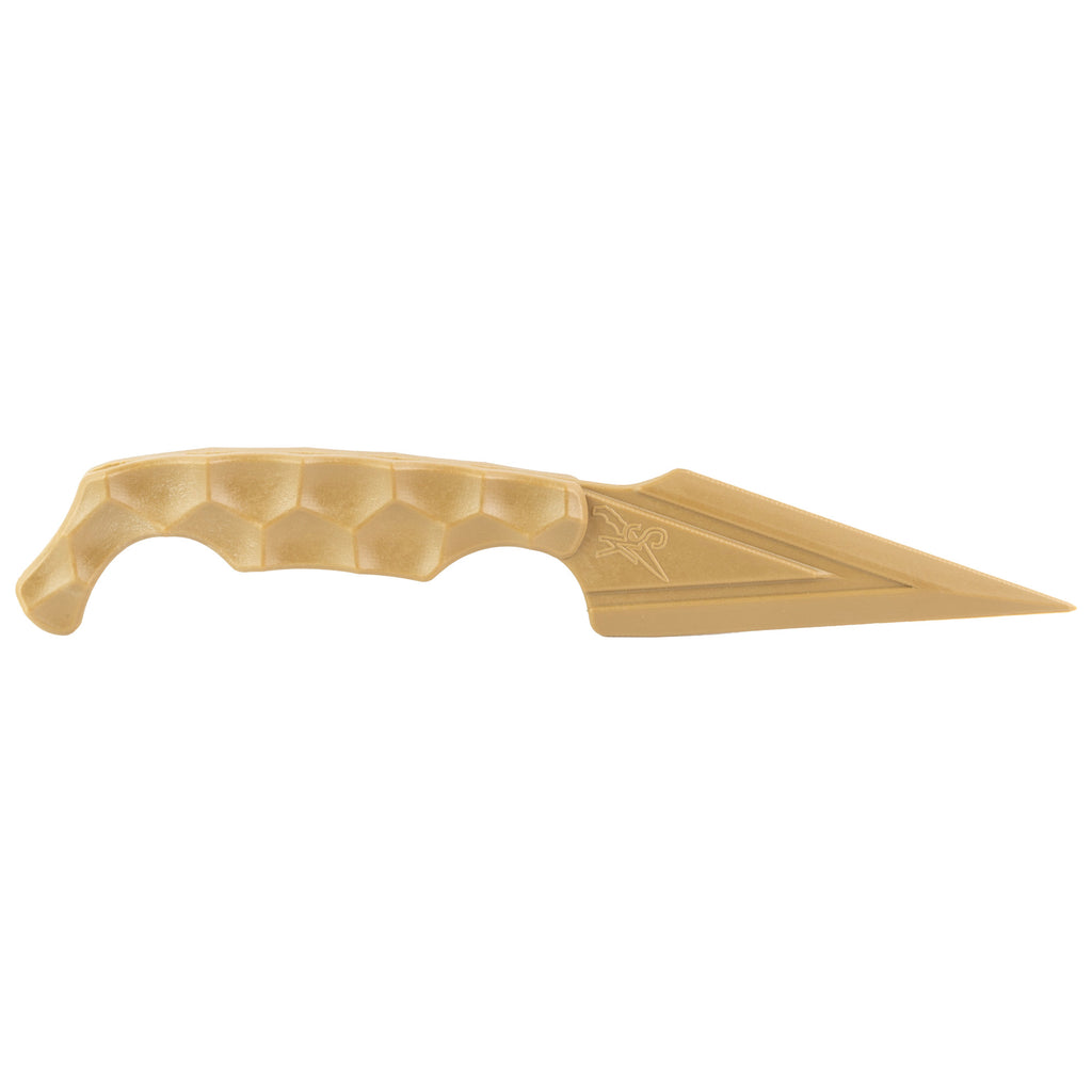 Stroup Knives ULNM-FDE Ultralite Non-Metallic Dagger Fixed Blade Knife with Kydex Sheath