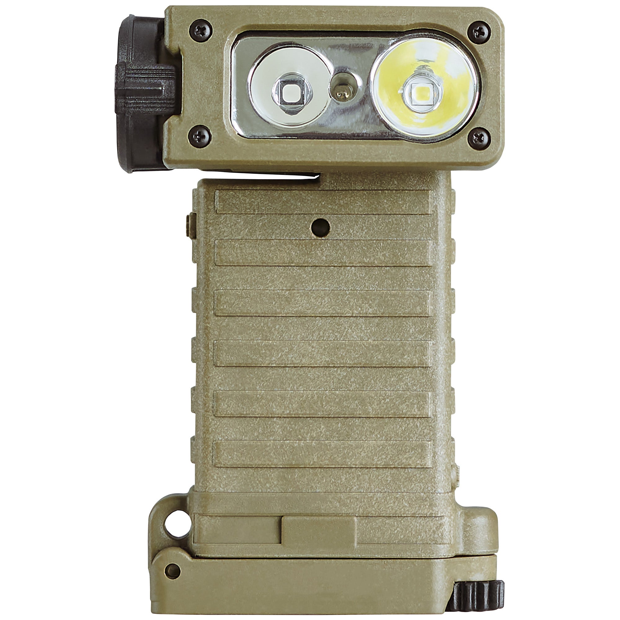 Streamlight Sidewinder X Military Coyote Flashlight with Multi-Fuel LED and 185° Tilting Head