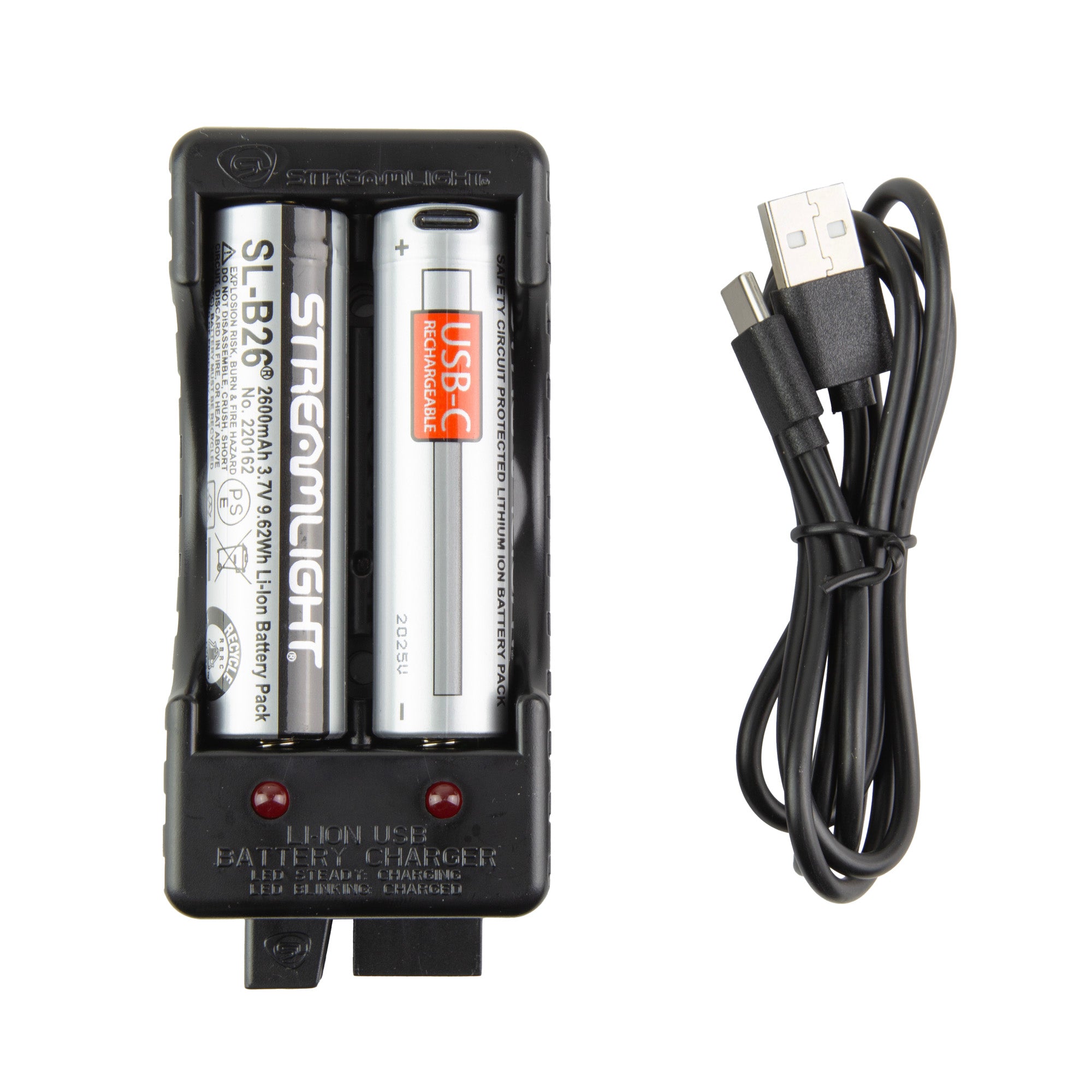 Streamlight SL-BL26 Charging Kit with 2 Rechargeable Battery Packs