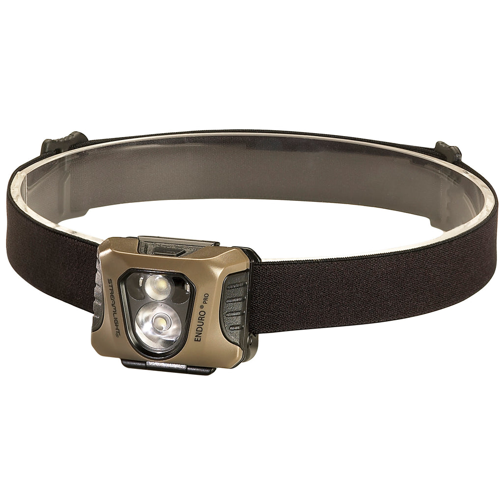 Streamlight Enduro Pro AAA Coyote Headlamp with Multi-Mode Illumination