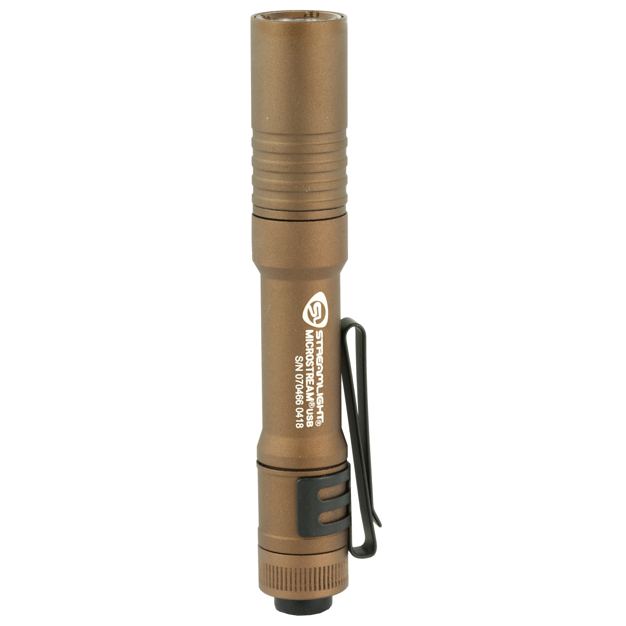 Streamlight MicroStream USB Rechargeable Flashlight in Coyote Brown (Model 66608)