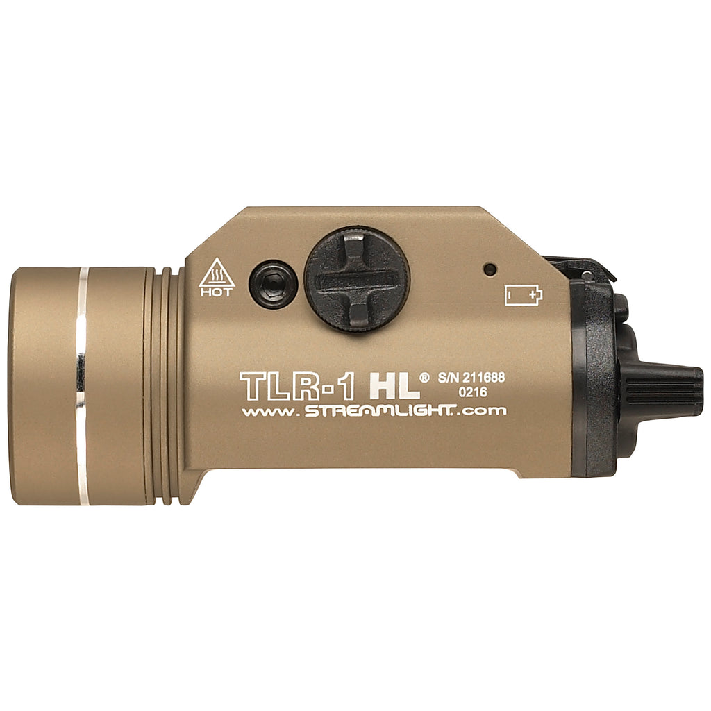 Streamlight TLR-1 HL Weaponlight with 800 Lumens in Flat Dark Earth