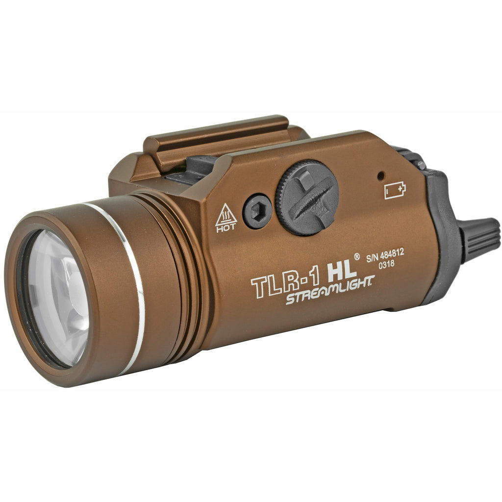 Streamlight TLR-1 HL Weaponlight - Flat Dark Earth, 800 Lumens