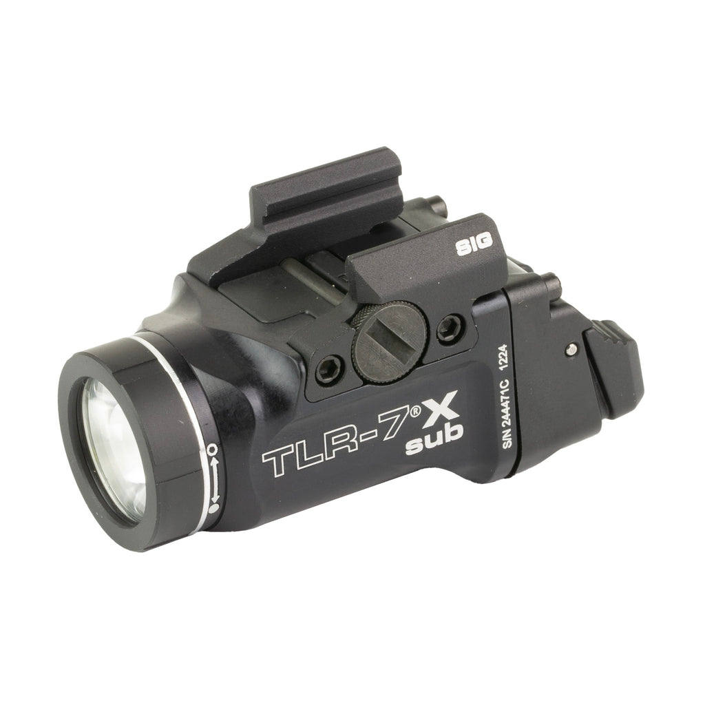 Streamlight TLR-7X Sub Weaponlight for Sig P365/XL – Rechargeable Multi-Fuel Rail-Mounted Light in Black
