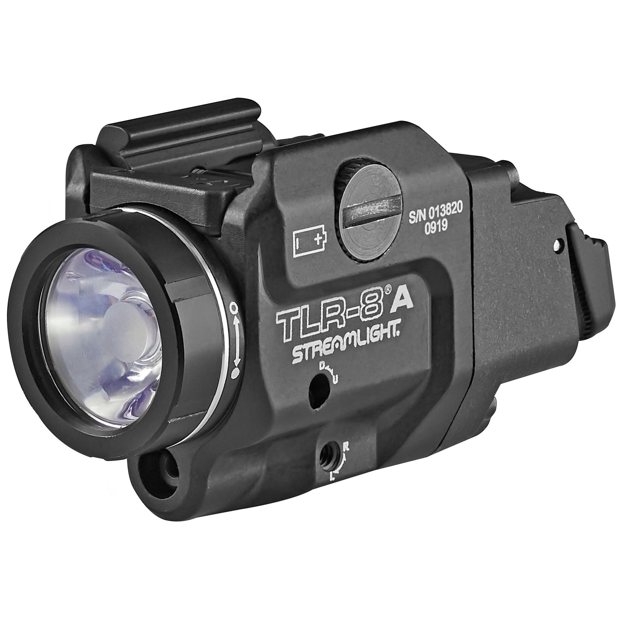 Streamlight TLR-8A Flex Weaponlight with Red Laser – Compact 500 Lumens Black Tactical Light