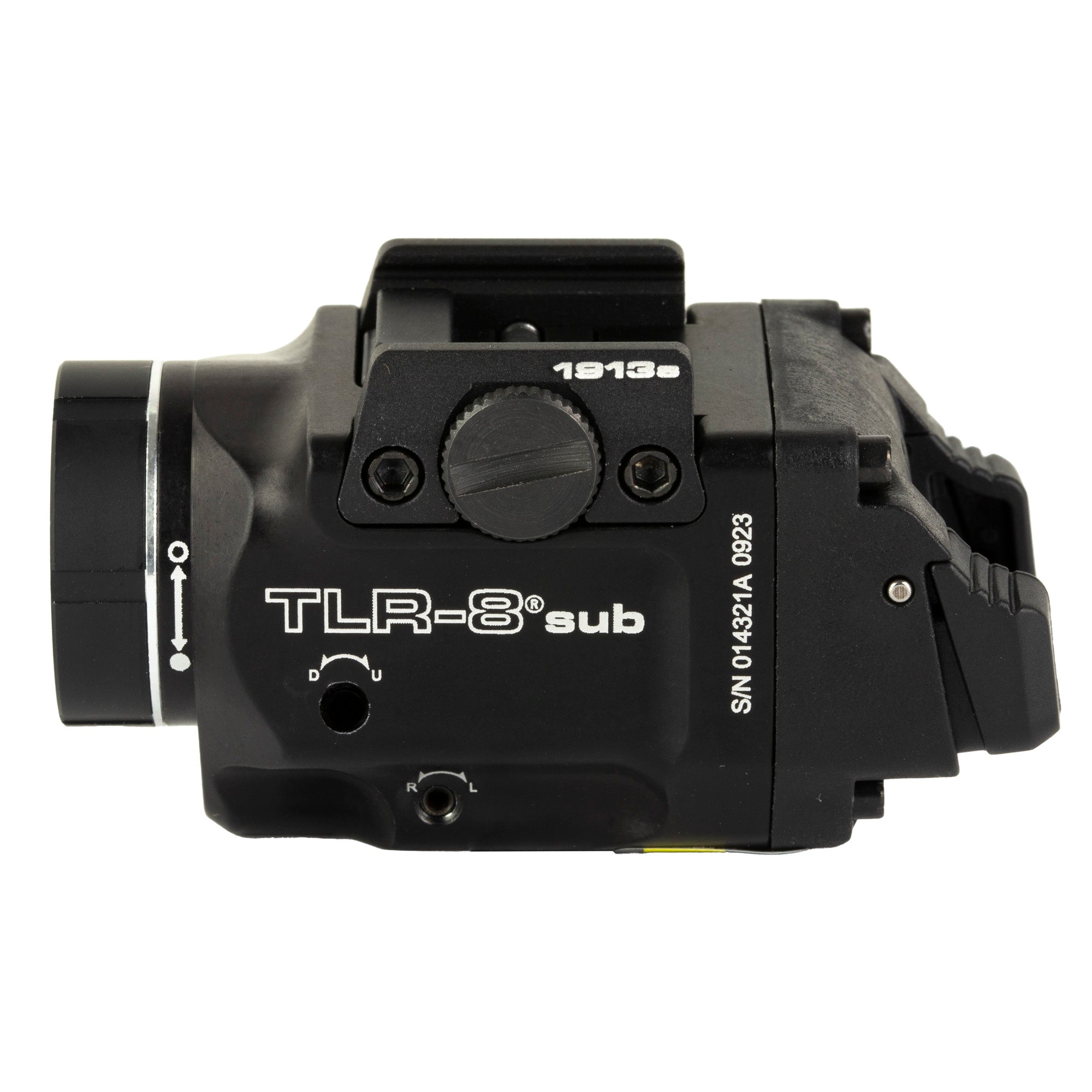 Streamlight TLR-8 SUB Weaponlight with Red Laser for Sub-Compact Pistols