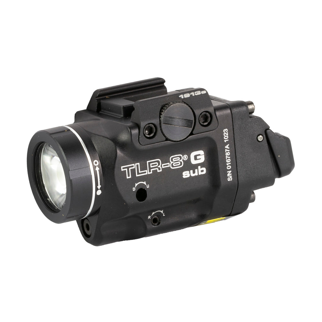 Streamlight TLR-8 G SUB Weaponlight with Laser for Sub-Compact Pistols