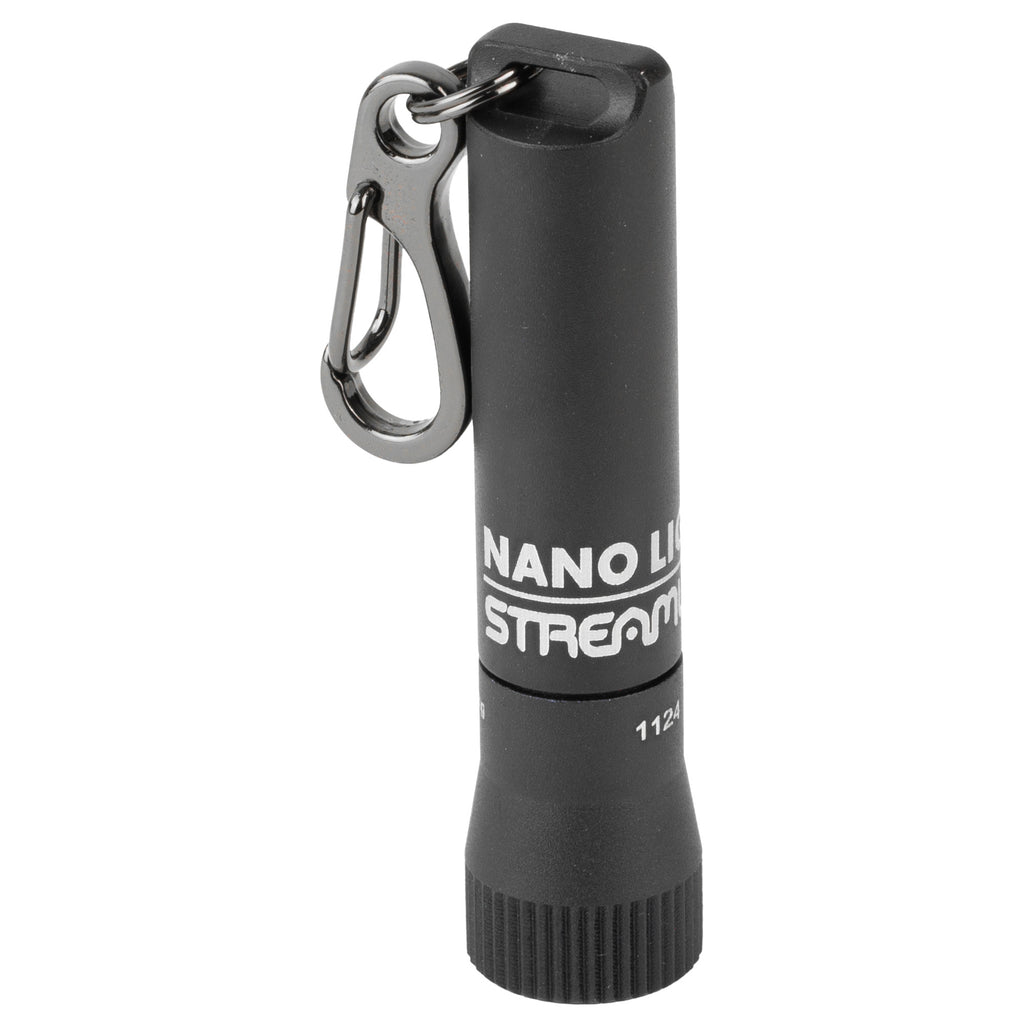 Streamlight Nano Light II Keychain Flashlight - Compact Black LED Light with 1-Hour Runtime