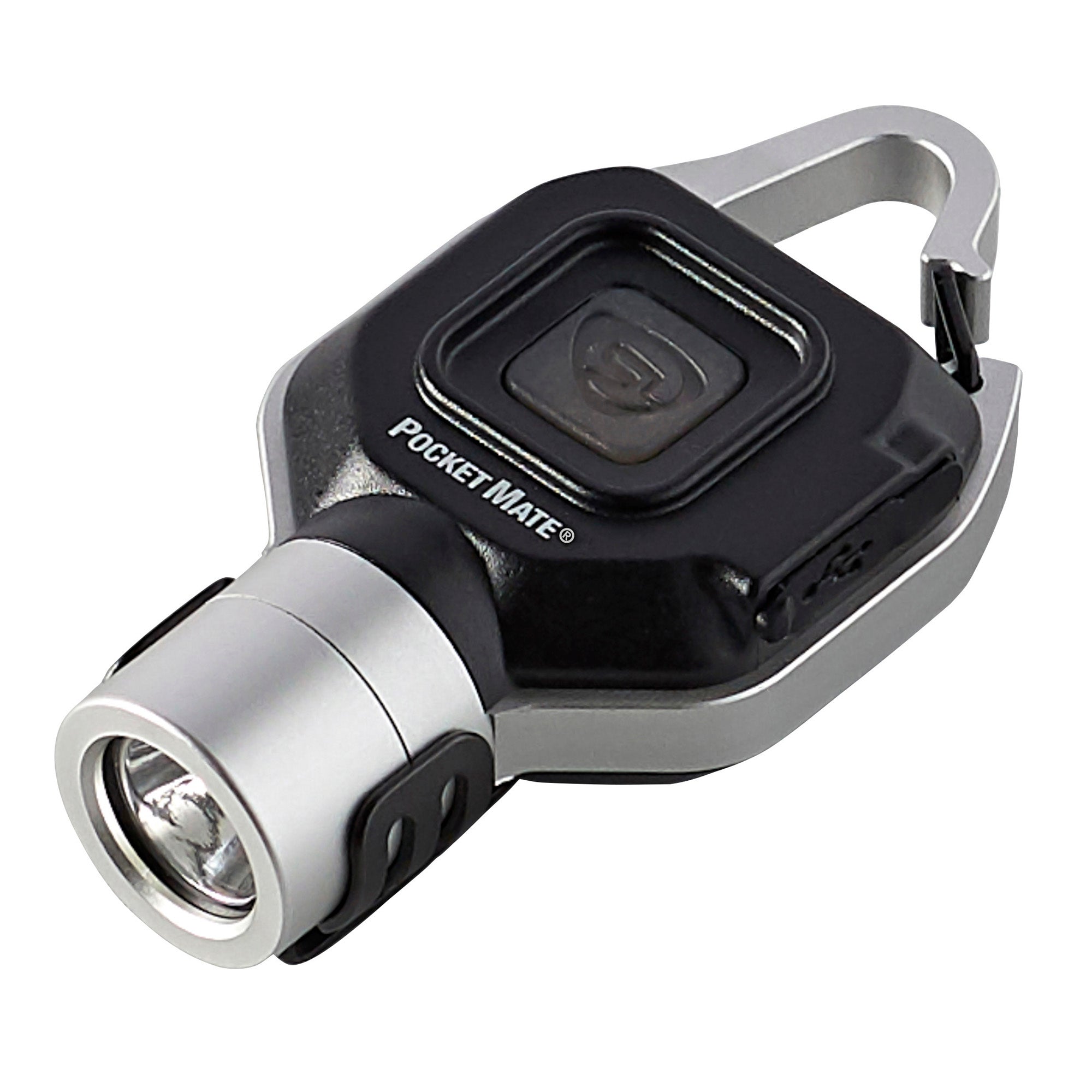 Streamlight PocketMate USB Rechargeable Flashlight - Compact, 325 Lumens, Silver and Black