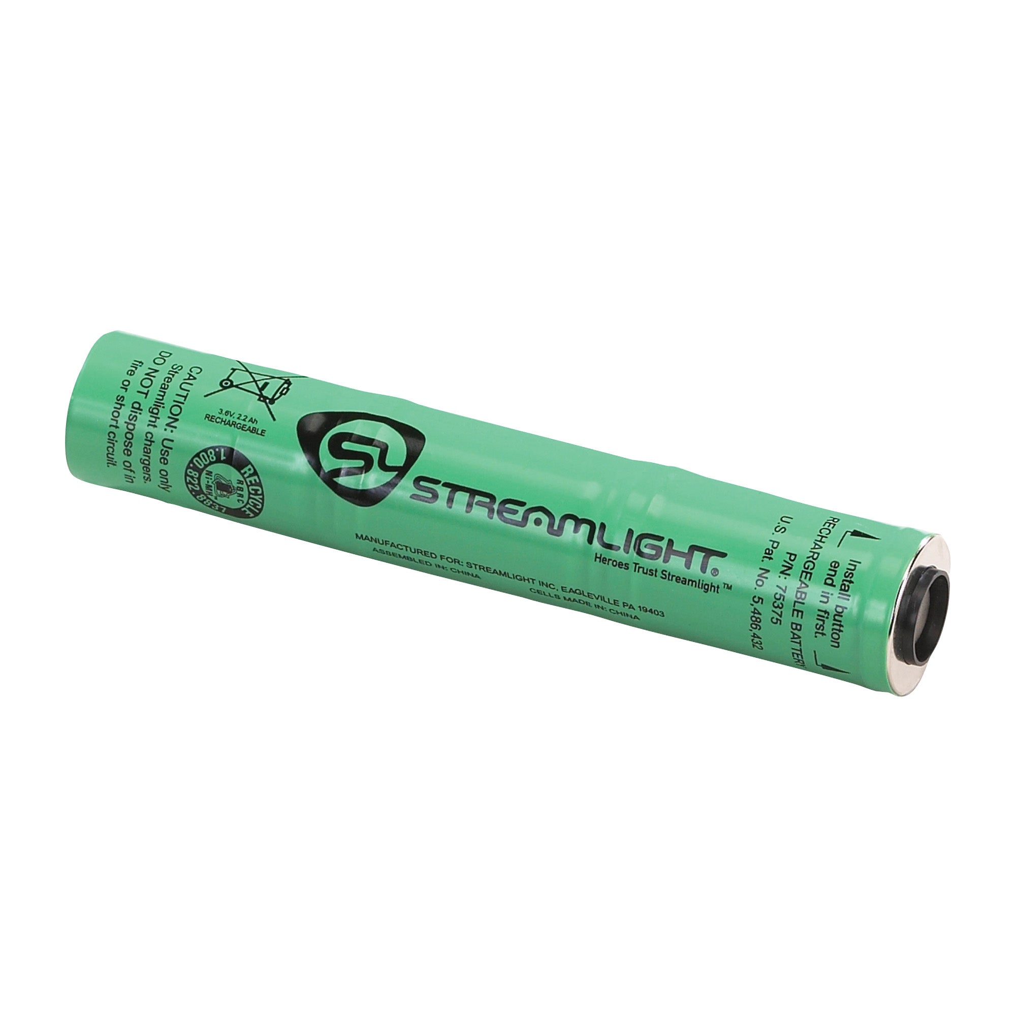 Streamlight Stinger Battery Stick NIMH Replacement Battery - Black