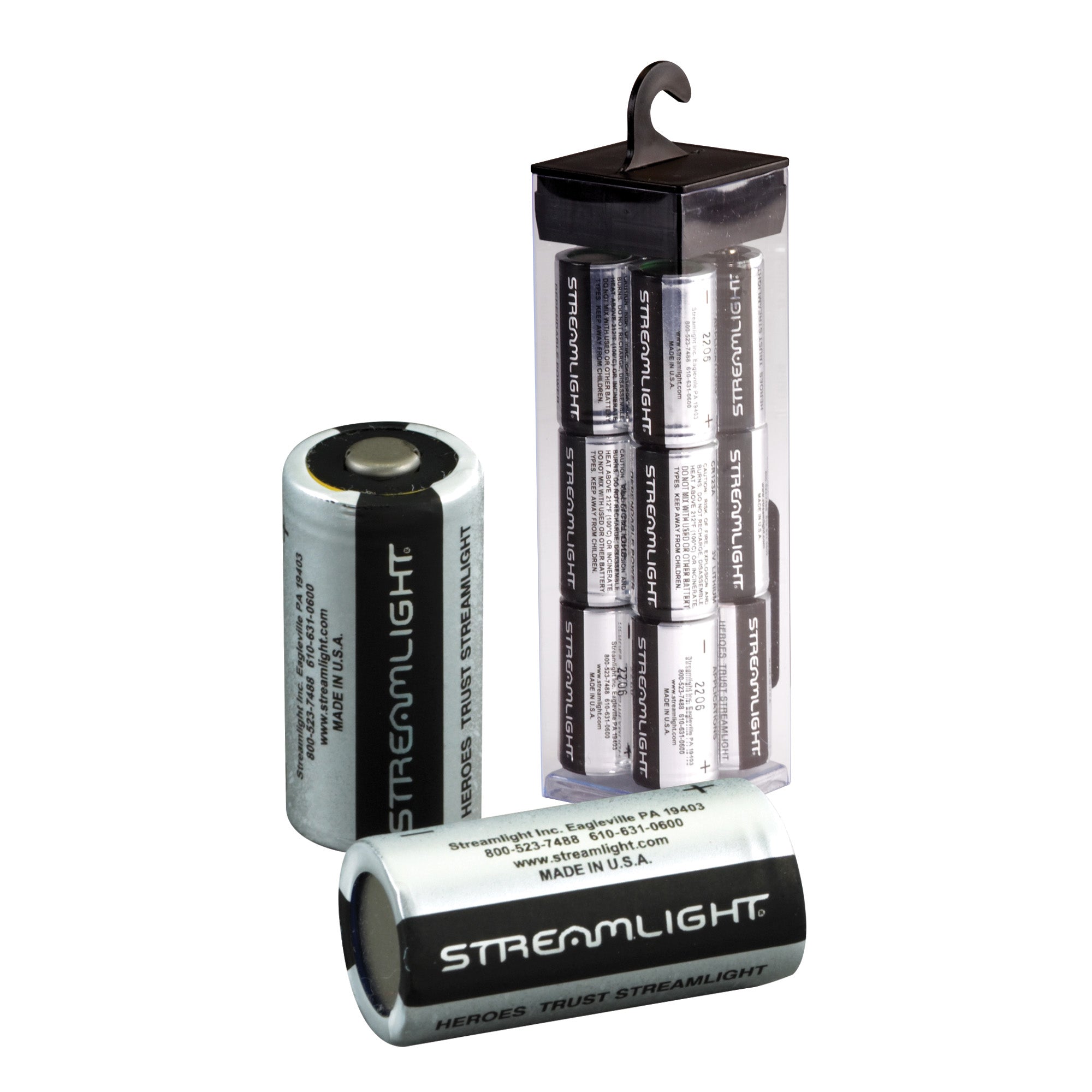 Streamlight OEM 3V Lithium CR123 Battery - Pack of 12