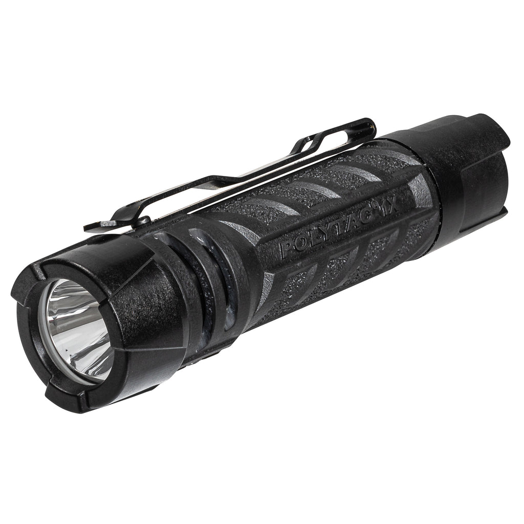Streamlight PolyTac 1X Tactical Flashlight with USB Rechargeable Battery and Two-Way Pocket Clip