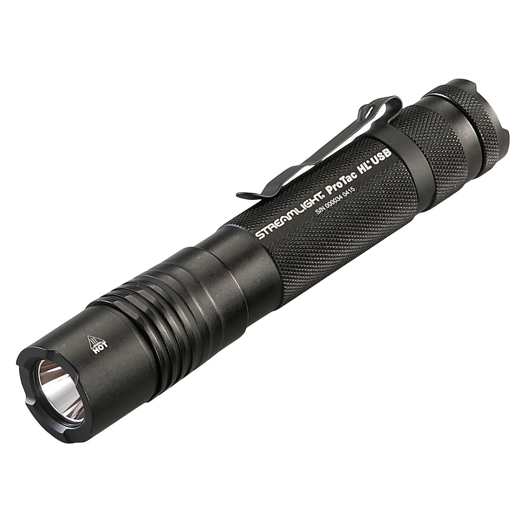 Streamlight Pro Tac HL USB Rechargeable Tactical Flashlight - 1000 Lumens, Multi-Fuel Design