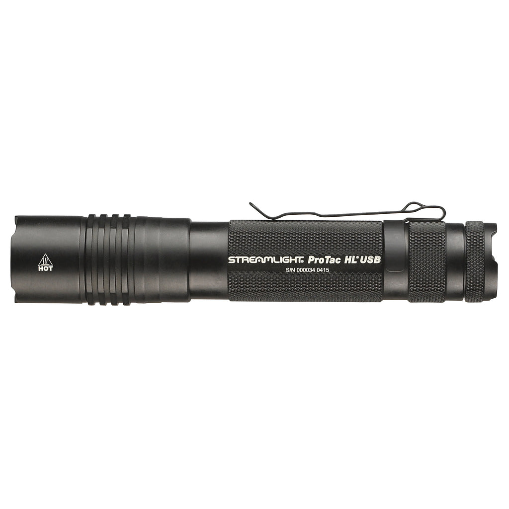 Streamlight Pro Tac HL USB Rechargeable Tactical Flashlight - 1000 Lumens, Multi-Fuel Design