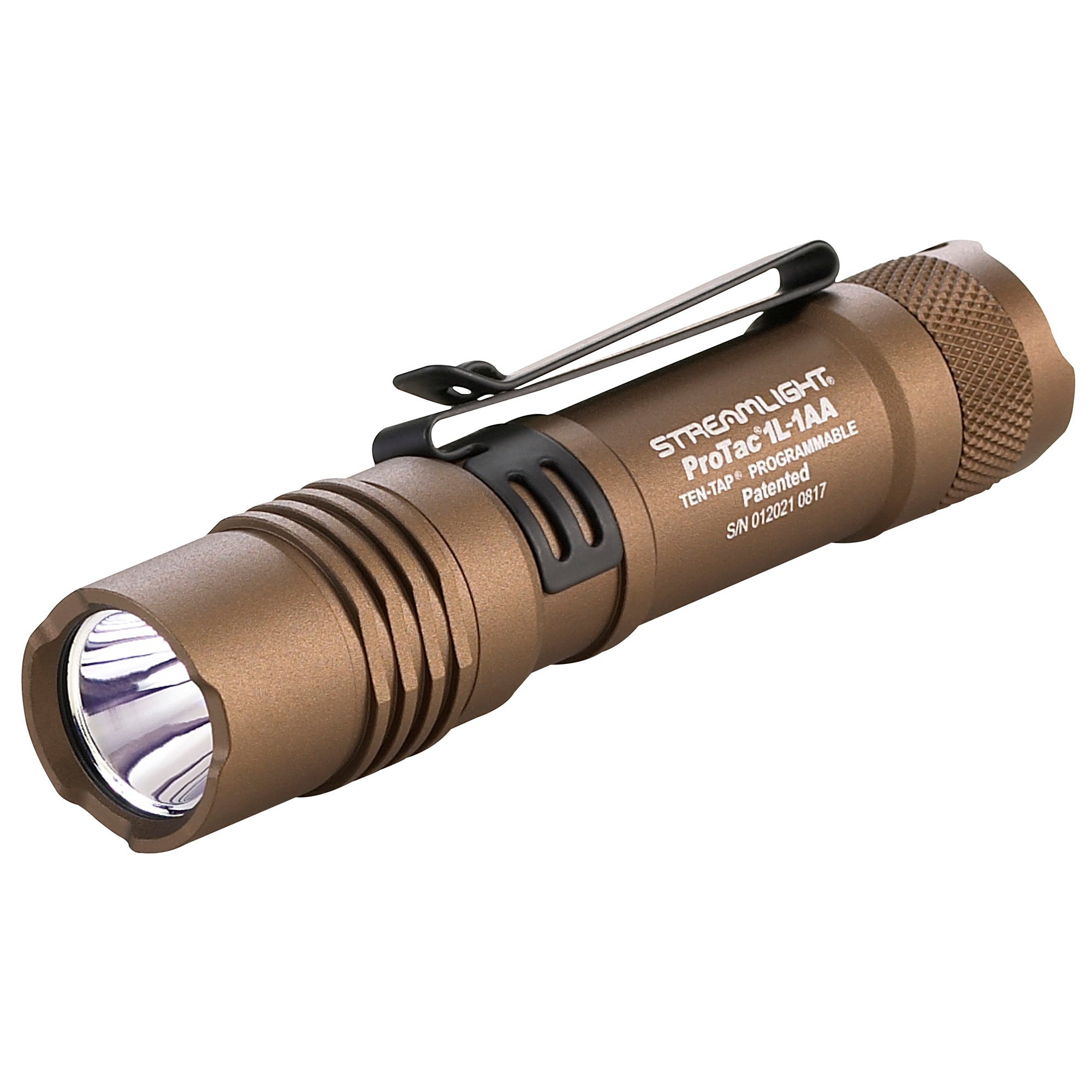 Streamlight ProTac 1L-1AA Coyote Flashlight – Compact Dual-Fuel LED Light for Everyday Use
