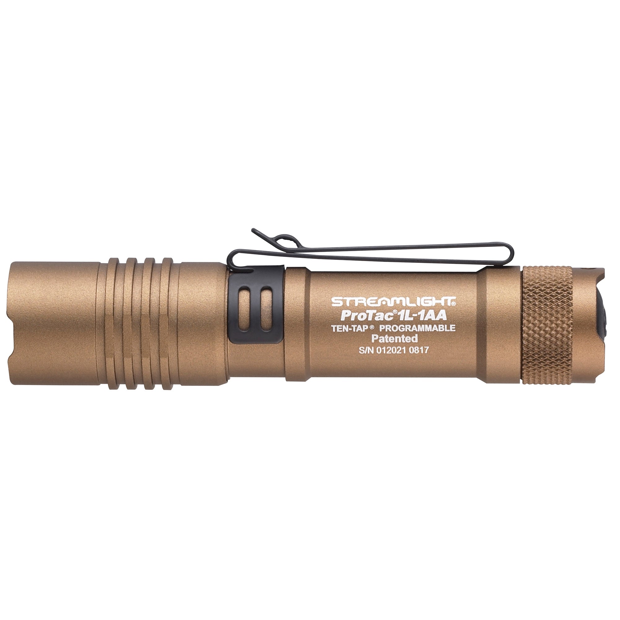 Streamlight ProTac 1L-1AA Coyote Flashlight – Compact Dual-Fuel LED Light for Everyday Use