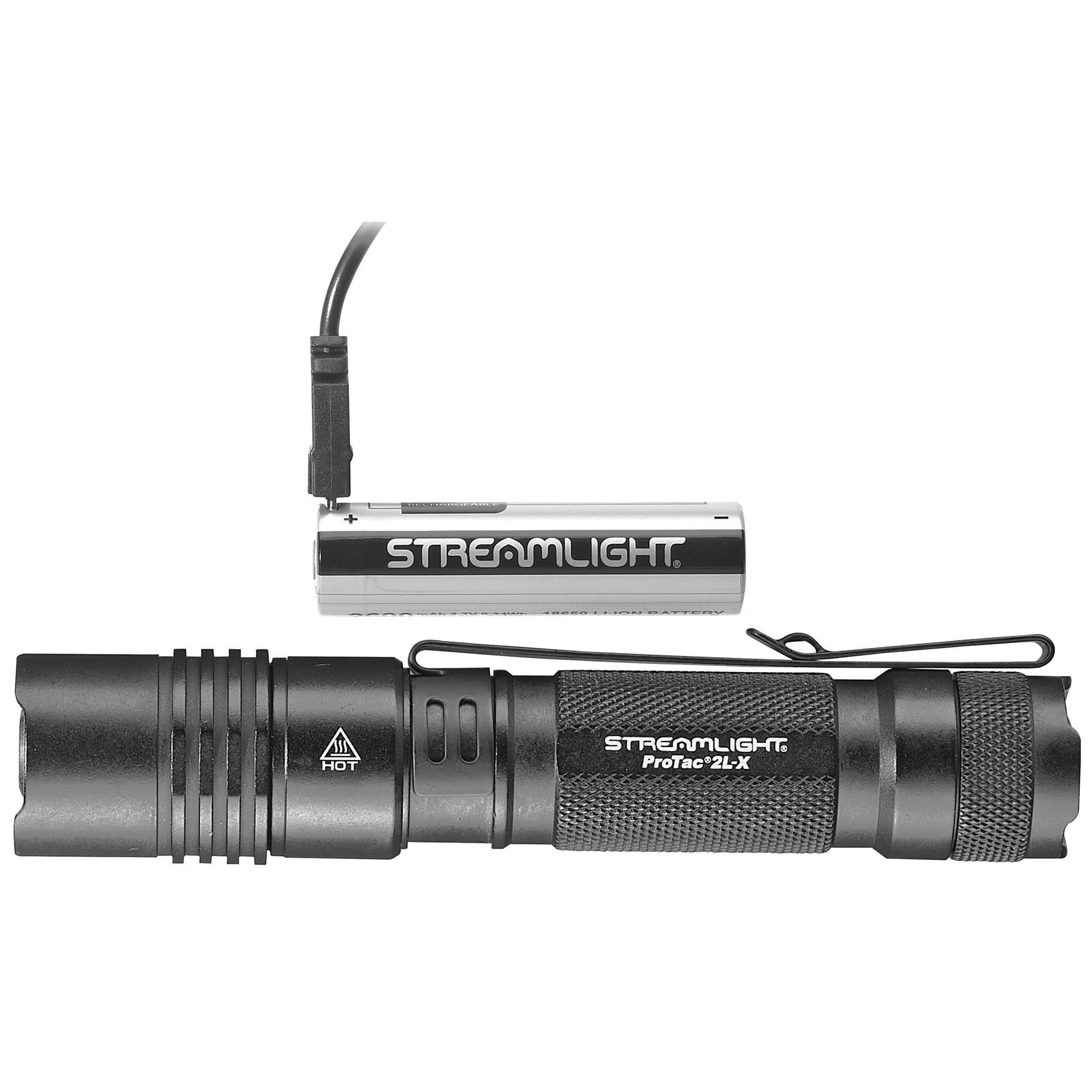Streamlight ProTac 2L-X USB Rechargeable LED Flashlight - Black