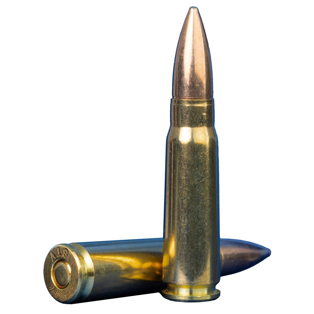 STV Technology Scorpio 7.62x39mm 124 Grain Full Metal Jacket Ammunition - 20 Rounds Per Box, 800 Per Case