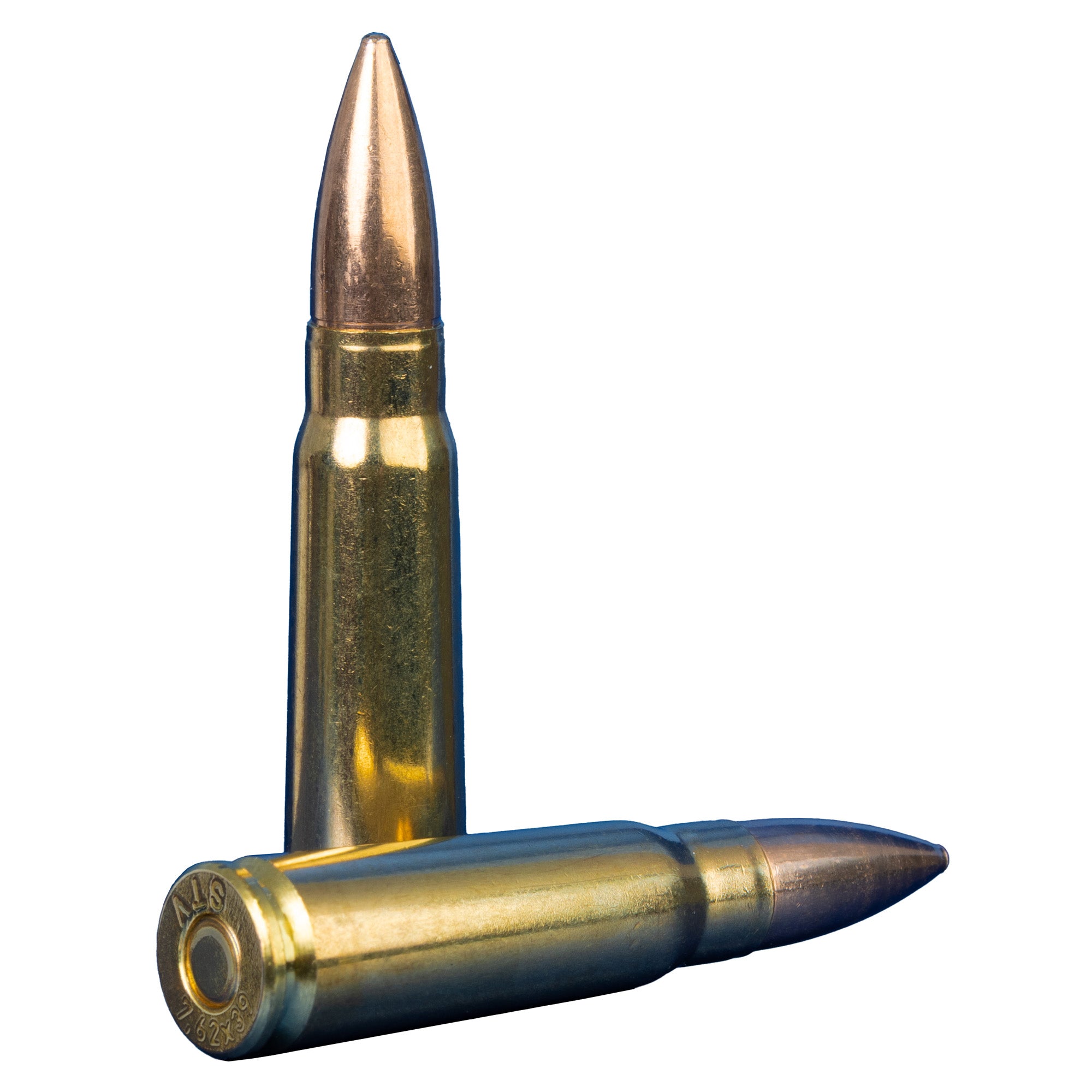 STV Technology Scorpio 7.62x39mm 124 Grain Full Metal Jacket Ammunition - 20 Rounds Per Box, 800 Per Case