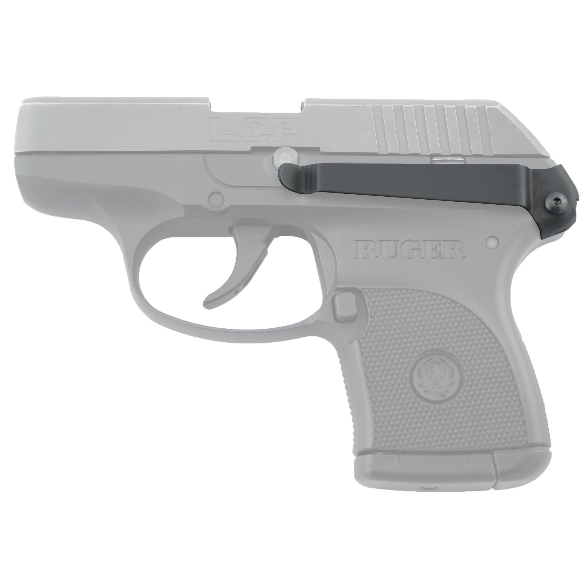 Techna Clip for Ruger LCP Left Hand Black Steel - Concealed Carry Belt Clip