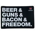 TekMat Original Gun Cleaning Mat with Beer, Bacon & Freedom Design, 11x17 Inches