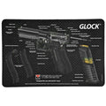 TekMat Cutaway Pistol Mat for Glock - 11 x 17 inches with Exploded Diagram and Protective Surface
