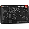 TekMat Pistol Mat for H&K SP5K – 11x17-inch Gun Cleaning and Maintenance Mat