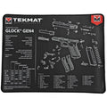 TekMat Ultra Precision Gun Cleaning Mat for Glock Gen 4 by TekMat – 15 x 20 Inches