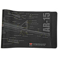 TekMat Cutaway Rifle Mat for AR-15 – 36 Inch Disassembly and Maintenance Pad