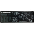 TekMat CZ Scorpion Gun Cleaning and Maintenance Mat - 12 x 36 Inches