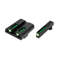 TRUGLO Brite-Site TFO Low Green Sights for Glock – Bright, Reliable Day and Night Visibility