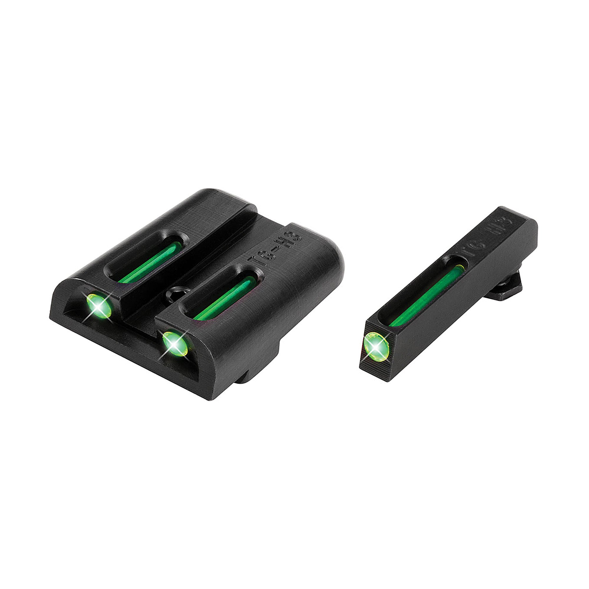 TRUGLO Brite-Site TFO Low Green Sights for Glock – Bright, Reliable Day and Night Visibility
