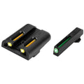 TRUGLO Brite-Site TFO Green and Yellow Night Sight for Glock 17 – Fast, Accurate Shooting