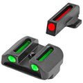TRUGLO Brite-Site Fiber Optic Front and Rear Sight Set for Handguns