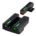 TRUGLO TFX Pro FN FNX9 Sight Set with Green Illumination – Durable, Snag-Free Design