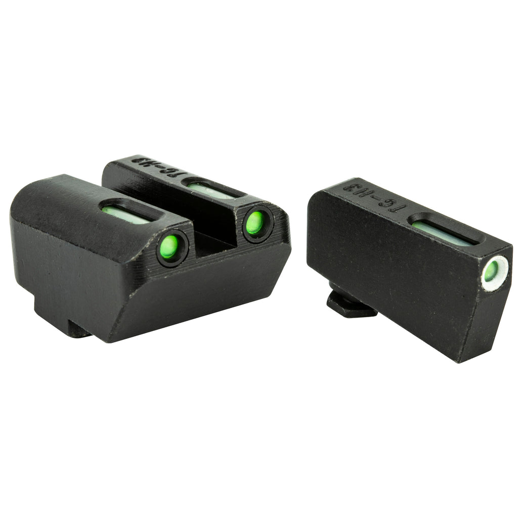 TRUGLO TFX Suppressor Height Green Sight for Glock 45/10 with Tritium and Fiber-Optic Technology