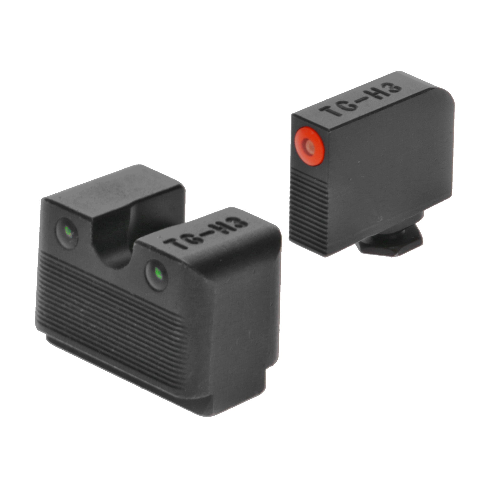 TRUGLO Tritium Pro Night Sights for Glock MOS Handguns, Green Dot Model TG231G2MC