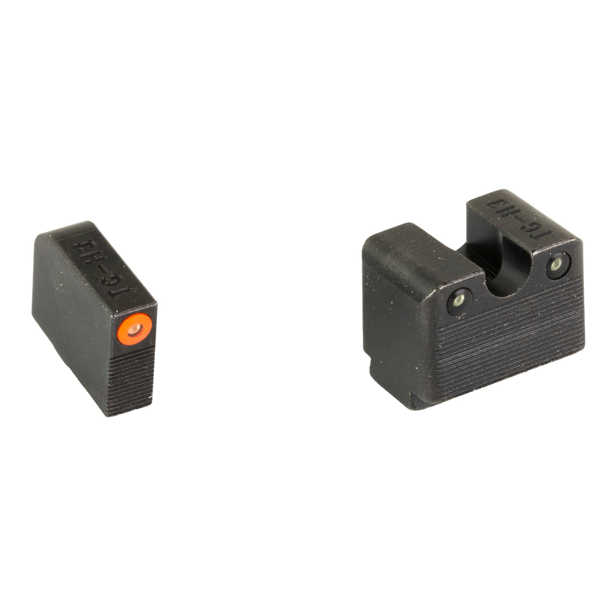 TRUGLO Tritium Pro Night Sights for Glock 43 MOS with Orange Accent