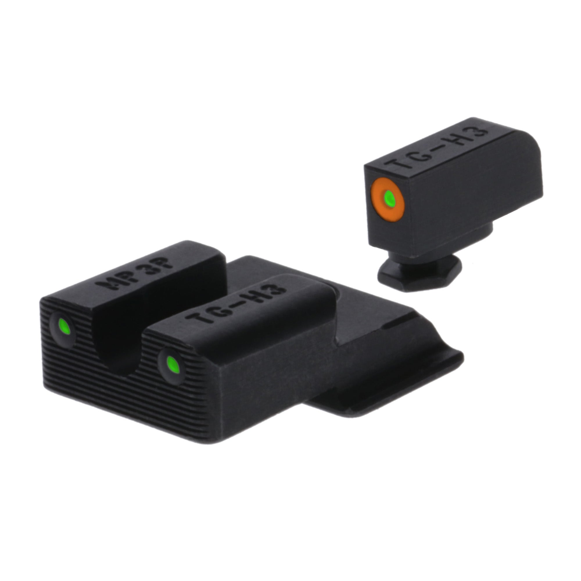 TRUGLO Tritium Pro Night Sights for Smith & Wesson EZ 380, Model TG231MP3C