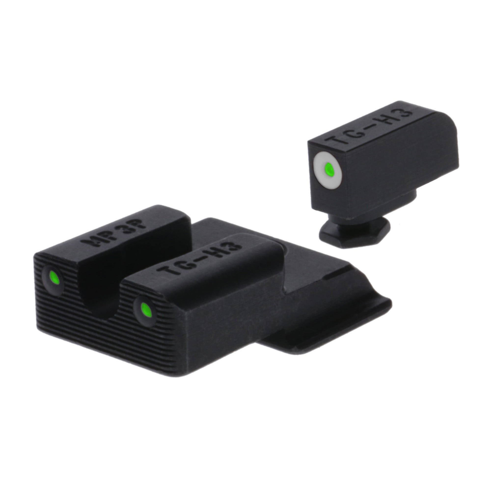 TRUGLO Tritium Pro Night Sights for Smith & Wesson EZ 380 – White Dot, Model TG231MP3W