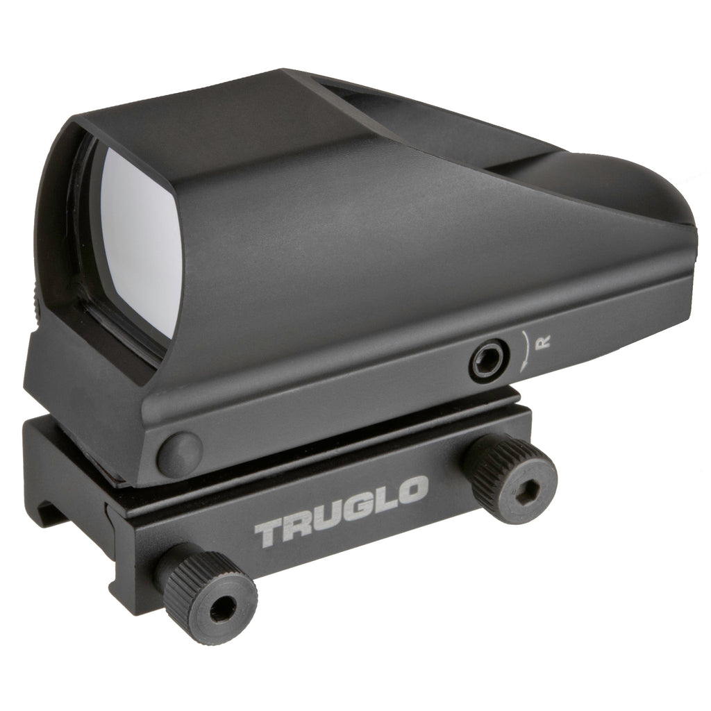 TRUGLO TRU-BRITE Dual Color Red Dot Sight with 34mm Objective - 5MOA Reticle, Black
