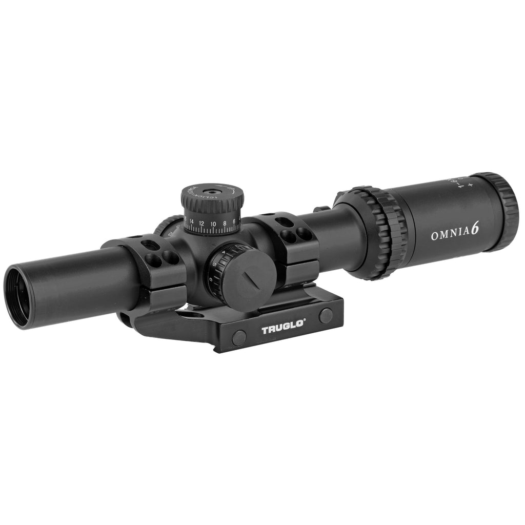 TRUGLO OMNIA 1-6x24 IR A.P.T.R. Tactical Riflescope – Black