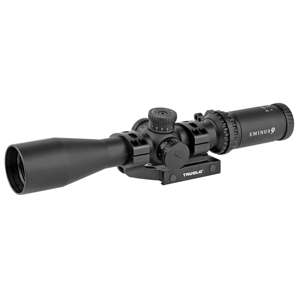 TRUGLO EMINUS 3-9x40 Rifle Scope with Illuminated TPR Reticle and Quarter-MOA Turrets
